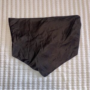 Black Bandana Crop Top